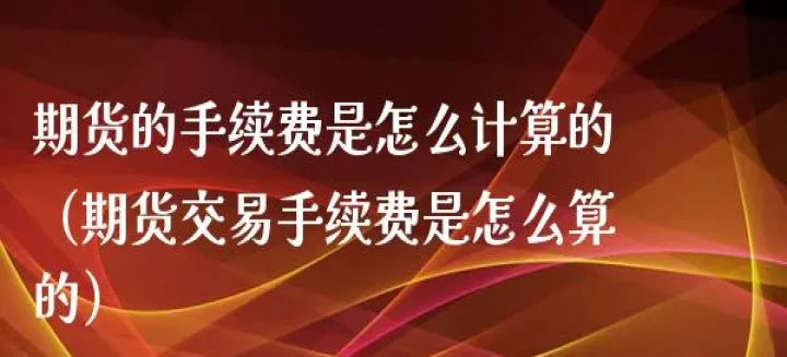 期货手续费高怎么计算(期货手续费最高多少)_https://www.07apk.com_黄金期货直播室_第1张