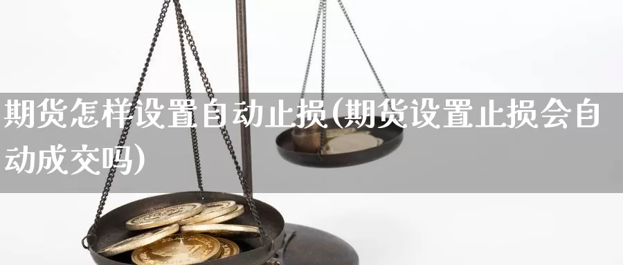 期货怎样设置自动止损(期货设置止损会自动成交吗)_https://www.07apk.com_期货技术分析_第1张