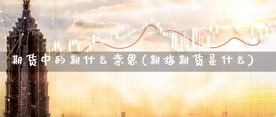 期货中的期什么意思(期指期货是什么)_https://www.07apk.com_黄金期货直播室_第1张