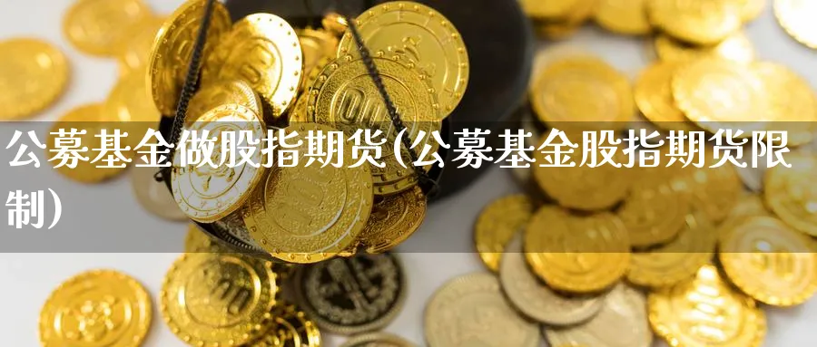 公募基金做股指期货(公募基金股指期货限制)_https://www.07apk.com_股指期货_第1张