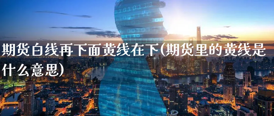 期货白线再下面黄线在下(期货里的黄线是什么意思)_https://www.07apk.com_农产品期货_第1张