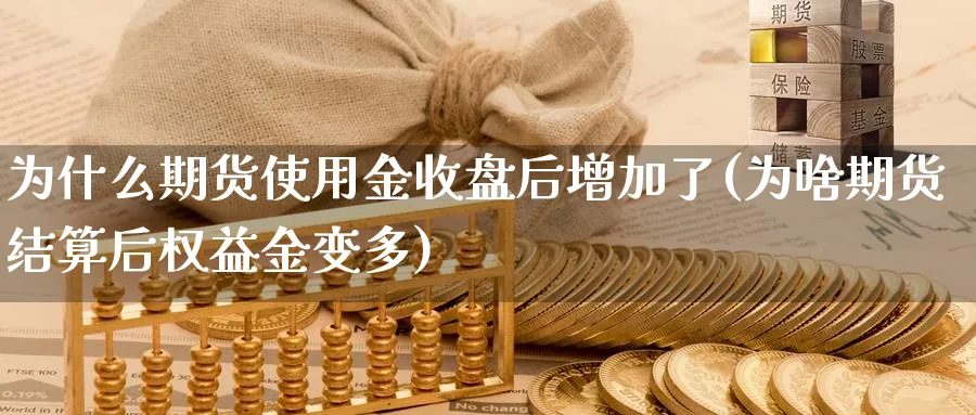 为什么期货使用金收盘后增加了(为啥期货结算后权益金变多)_https://www.07apk.com_期货技术分析_第1张