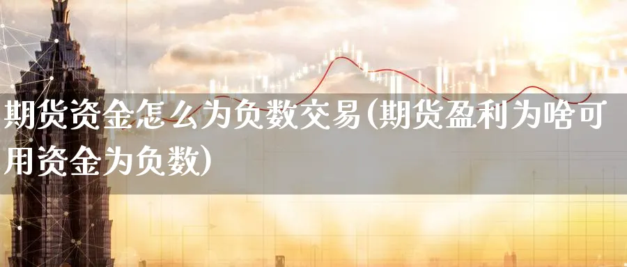 期货资金怎么为负数交易(期货盈利为啥可用资金为负数)_https://www.07apk.com_期货技术分析_第1张