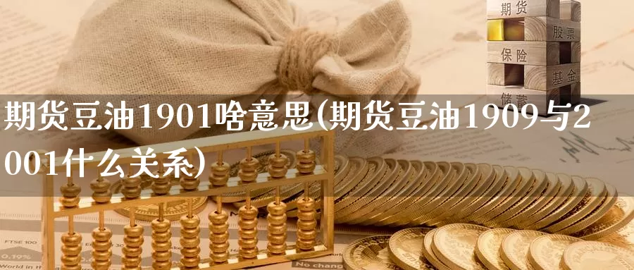 期货豆油1901啥意思(期货豆油1909与2001什么关系)_https://www.07apk.com_期货科普_第1张