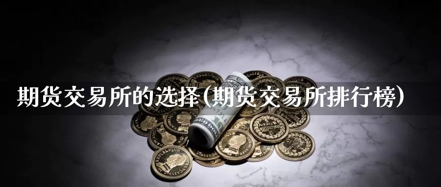 期货交易所的选择(期货交易所排行榜)_https://www.07apk.com_期货科普_第1张