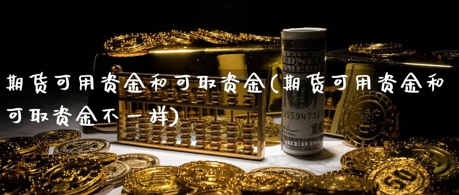 期货可用资金和可取资金(期货可用资金和可取资金不一样)_https://www.07apk.com_期货科普_第1张