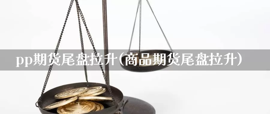 pp期货尾盘拉升(商品期货尾盘拉升)_https://www.07apk.com_期货科普_第1张