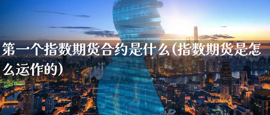 第一个指数期货合约是什么(指数期货是怎么运作的)_https://www.07apk.com_期货科普_第1张