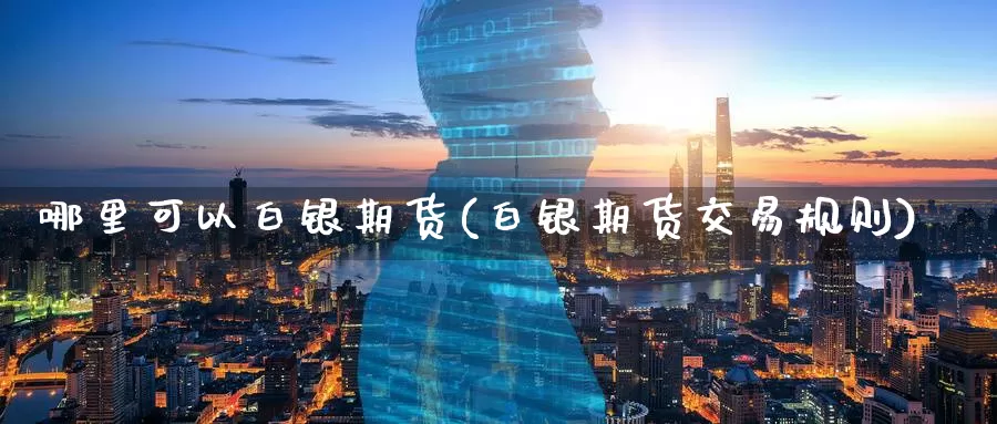 哪里可以白银期货(白银期货交易规则)_https://www.07apk.com_股指期货_第1张