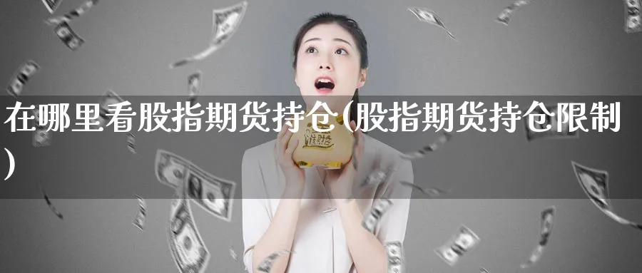 在哪里看股指期货持仓(股指期货持仓限制)_https://www.07apk.com_农产品期货_第1张