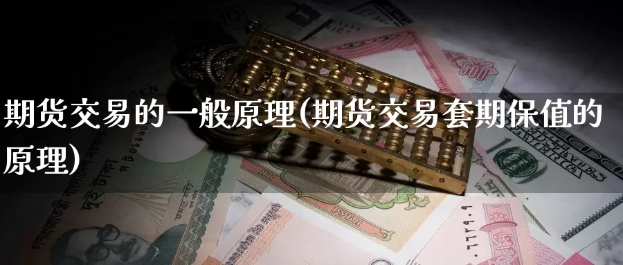 期货交易的一般原理(期货交易套期保值的原理)_https://www.07apk.com_原油期货_第1张