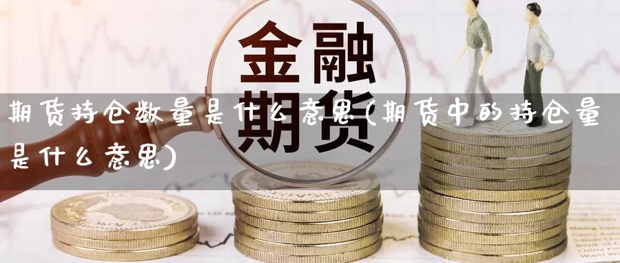 期货持仓数量是什么意思(期货中的持仓量是什么意思)_https://www.07apk.com_黄金期货直播室_第1张