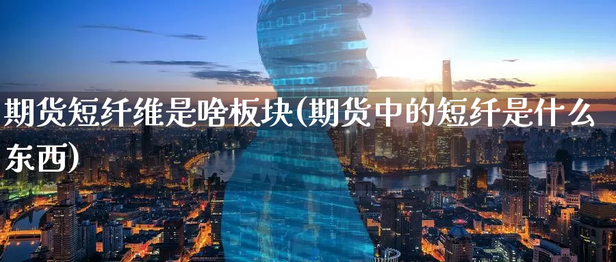 期货短纤维是啥板块(期货中的短纤是什么东西)_https://www.07apk.com_原油期货_第1张