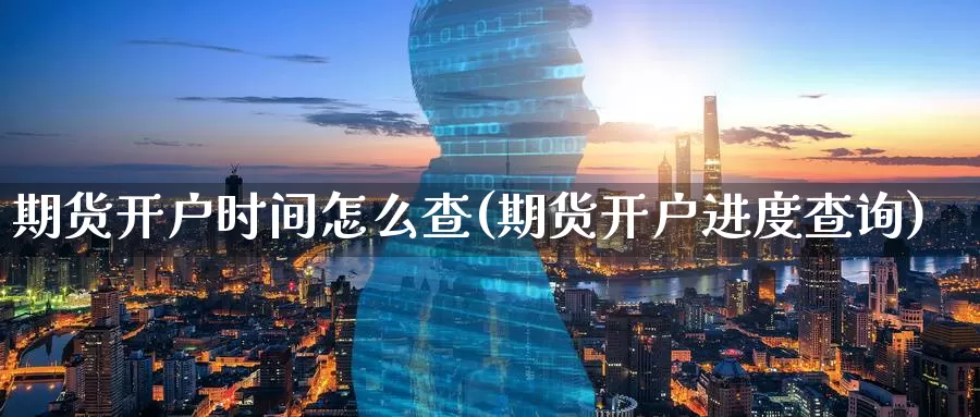 期货开户时间怎么查(期货开户进度查询)_https://www.07apk.com_期货技术分析_第1张