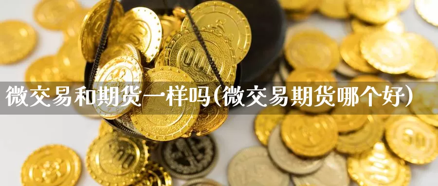 微交易和期货一样吗(微交易期货哪个好)_https://www.07apk.com_股指期货_第1张