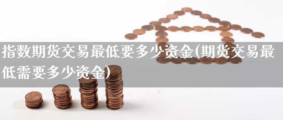 指数期货交易最低要多少资金(期货交易最低需要多少资金)_https://www.07apk.com_股指期货_第1张