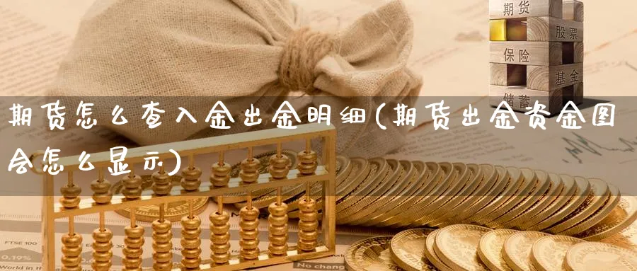 期货怎么查入金出金明细(期货出金资金图会怎么显示)_https://www.07apk.com_期货技术分析_第1张