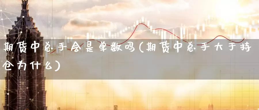 期货中总手会是单数吗(期货中总手大于持仓为什么)_https://www.07apk.com_期货科普_第1张