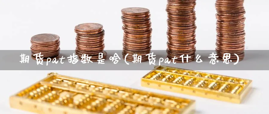 期货pat指数是啥(期货pat什么意思)_https://www.07apk.com_原油期货_第1张