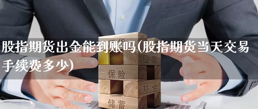 股指期货出金能到账吗(股指期货当天交易手续费多少)_https://www.07apk.com_农产品期货_第1张